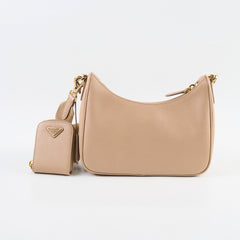 Prada Re-Edition 2005 Saffiano Beige