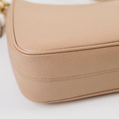 Prada Re-Edition 2005 Saffiano Beige
