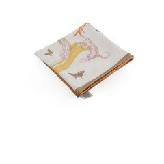 Hermès Hermes Story Silk Scarf 90 White/Beige