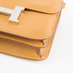 Hermes Mini Constance 18 Cherve Caramel K Stamp 2025