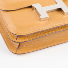 Hermes Mini Constance 18 Cherve Caramel K Stamp 2025