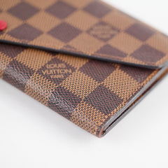 Louis Vuitton Sarah Long Wallet Damier Ebene