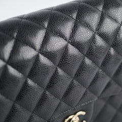 Chanel Jumbo Double Flap Caviar Black