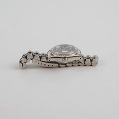 Rolex Lady Datejust 26 Dark Grey Dial with Aftermarket Diamonds Watch