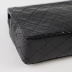 Chanel Vintage Square Lambskin Bag Black (24k Plated Gold HW)