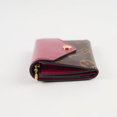 Louis Vuitton Zoe Wallet Monogram Fuschia