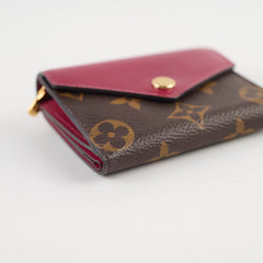 Louis Vuitton Zoe Wallet Monogram Fuschia