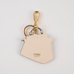 Fendi Peekaboo Charm Biege