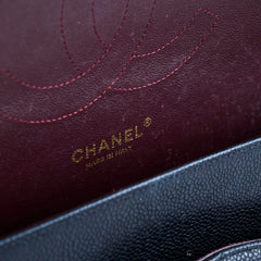 Chanel Jumbo Classic Double Flap Caviar Black - Series 22