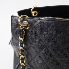 Chanel Petite Timeless Tote PTT Black Caviar GHW