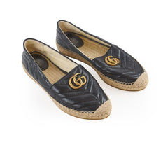 Gucci GG Marmont Espadrilles Black - Size 38