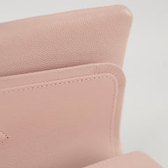 Chanel Medium/Large Caviar Double Classic Flap Pink