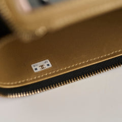 Chanel Pearl Crush Gold Ball Vanity Black Lambskin