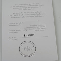 Van Cleef & Arpels Sweet Alhambra Mother of Pearl MOP Necklace Yellow Gold