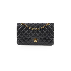 Chanel Lambskin Medium Classic Flap Black