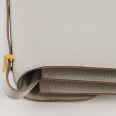 Hermes Mini Constance 18 Gris Perle K Stamp