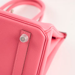 Hermes Birkin 30 Rose Azalea Y Stamp