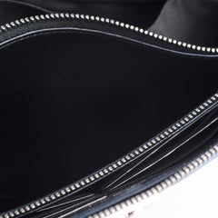 Chanel Boy Lambskin O-Case Mettalic Navy