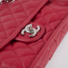 Chanel Caviar French Riviera Seasonal Flap Red