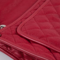Chanel Caviar French Riviera Seasonal Flap Red