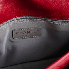 Chanel Caviar French Riviera Seasonal Flap Red