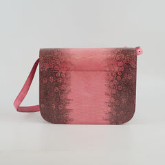 Celine Medium Box Bag Lizard Pink