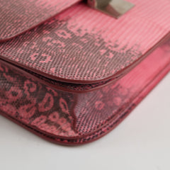 Celine Medium Box Bag Lizard Pink