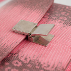 Celine Medium Box Bag Lizard Pink