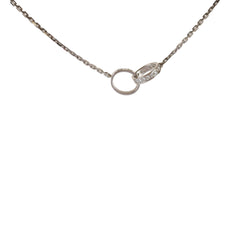Cartier Baby Love Diamond White Gold Necklace