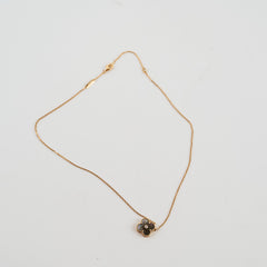 Van Cleef & Arpels Van Cleef and Arpels Vintage Alhambra Holiday Grey Mother Of Pearl Diamond Necklace