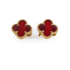 Van Cleef & Arpels Vintage Carnelian Earrings