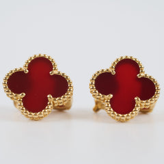 Van Cleef & Arpels Vintage Carnelian Earrings
