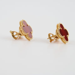 Van Cleef & Arpels Vintage Carnelian Earrings