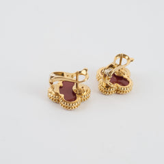 Van Cleef & Arpels Vintage Carnelian Earrings