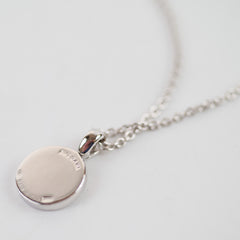 Bulgari Diamond Pendant Necklace 18K White Gold