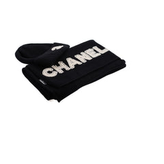 Chanel Beanie and Scarf Set