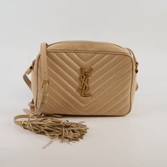 Saint Laurent Camera Lou Beige Crossbody