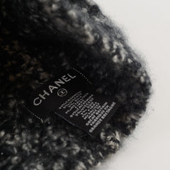 Chanel Cashmere Black Beanie