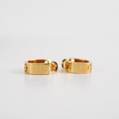 Cartier classic Cartier Love hoop earrings in 18k yellow gold