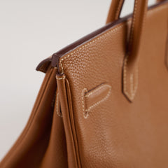 Hermès Birkin 30 Gold PHW - H Square