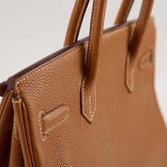 Hermès Birkin 30 Gold PHW - H Square
