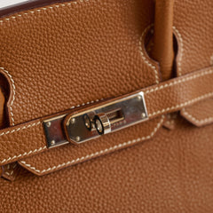 Hermès Birkin 30 Gold PHW - H Square