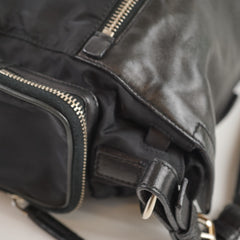 Prada Easy Tessuto Black Shoulder Bag