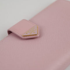 Prada Saffaino Long Wallet Light Pink