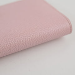 Prada Saffaino Long Wallet Light Pink