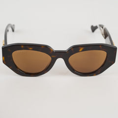 Gucci GG1421S Havana  Brown Sunglasses
