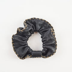 Chanel Black Hair Scrunchie