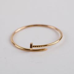 Cartier Juste Un Clou Small Model Pink Gold Bracelet Size 15