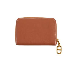 Hermès Zipengo Chaine d'Ancre Compact Card Holder Gold