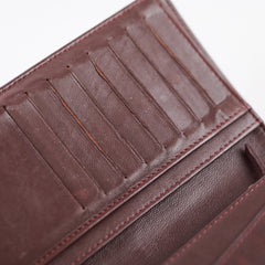 Chanel Long Lambskin Black Wallet